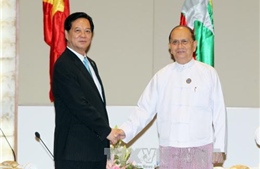 Thủ tướng Nguyễn Tấn Dũng hội kiến Tổng thống Myanmar 